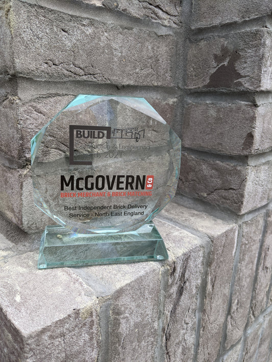 McGOVERN & CO WINS 'BEST INDEPENDENT BRICK DELIVERY SERVICE' AWARD