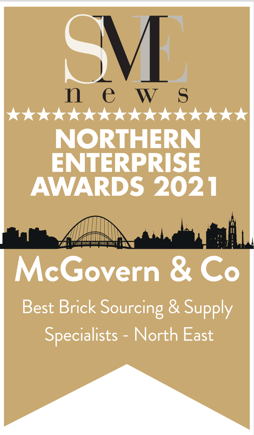 McGOVERN & CO WIN 'BEST BRICK SOURCING & SUPPLY SPECIALISTS' AWARD